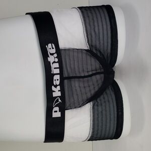 NWT PIKANTE PIK  8389 BESTINE BOXER BLACK SHEER MESH UNERWEAR MEN'S XL